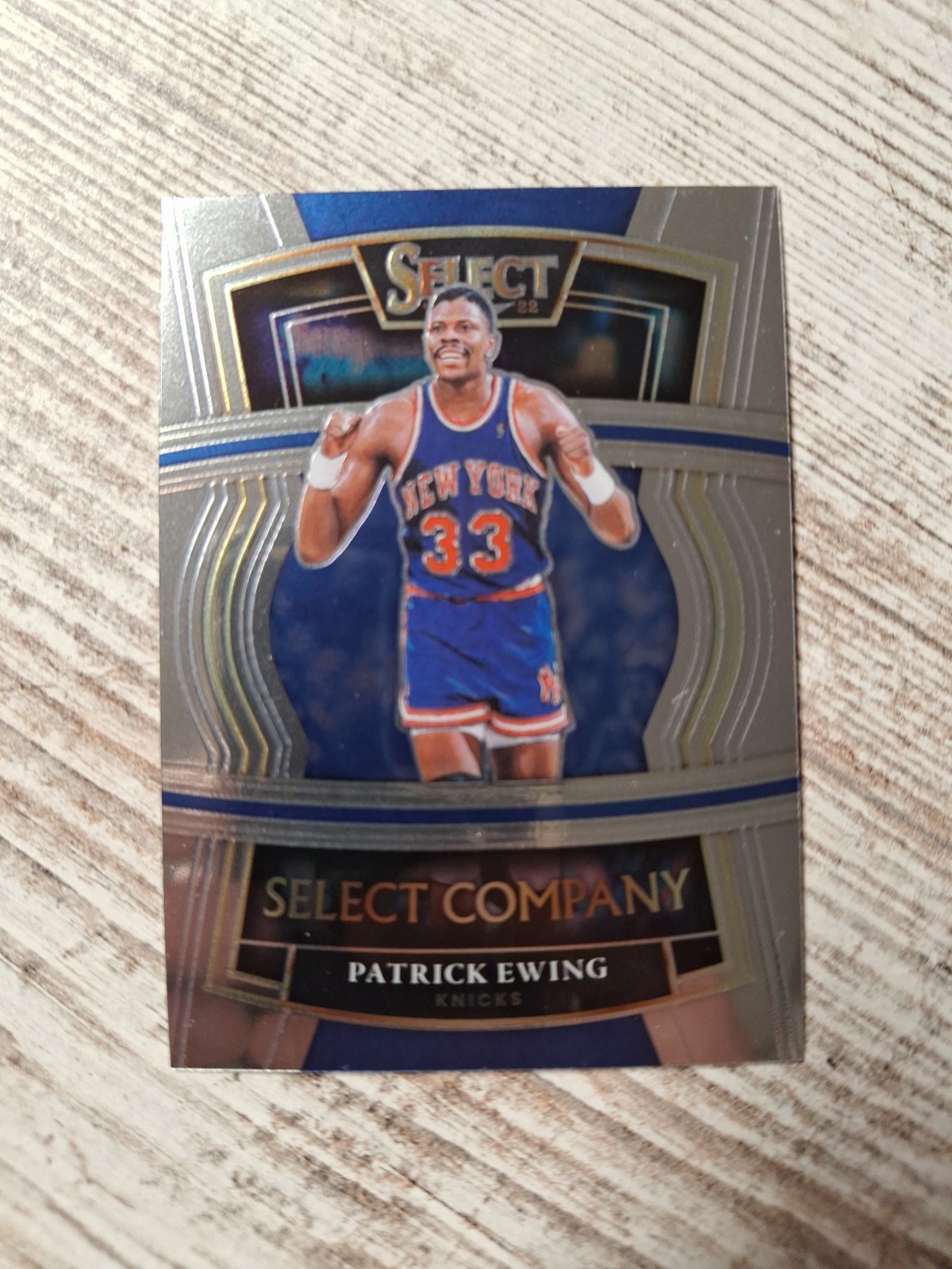 2021-22 Panini Select #19 Patrick Ewing Select Company New York Knicks 
