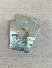 LUDWIG Chicago Era BADGE Keystone Logo Plate Emblem Part 80s 90s Vtg Ser 3099954