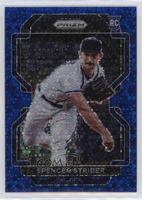 2022 Panini Prizm Tier III Blue Donut Circle /199 Spencer Strider Rookie RC 10no
