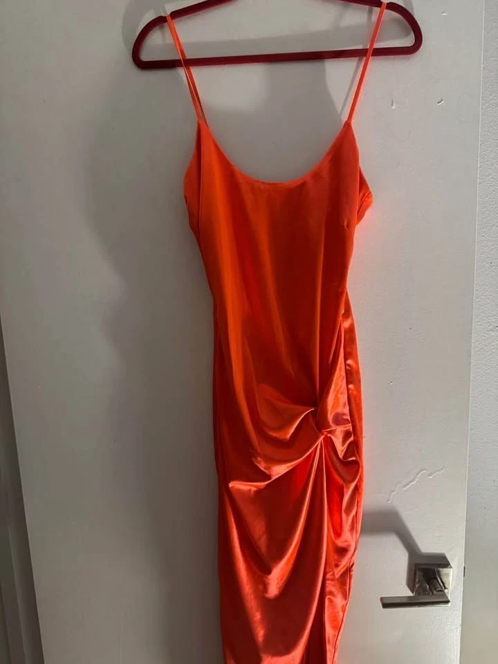 open lace back dress Orange Crochet Beach Mini Dress  Mint Velvet