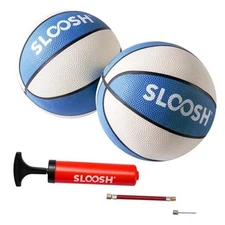  2 Packs 7" Pool Basketballs, Great for Floating Water Basketball Hoops, Blue