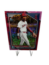 Greylin De La Paz 2024 Bowman Chrome 1st Fuchsia Shimmer Refractor /199 #BCP-181