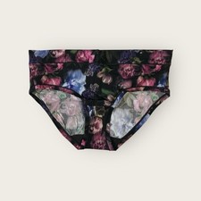 Lane Bryant Cacique Comfort Bliss Hipster Panty Peonies Black Floral 14/16