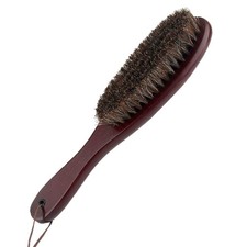 Clothes Brush Garment Brush Lint Remover Brush with Genuine Soft Horsehair and W