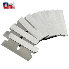 Bates- 50 Pc Razor Blades, Flat Scraper Blades, One Edge Razor Blades
