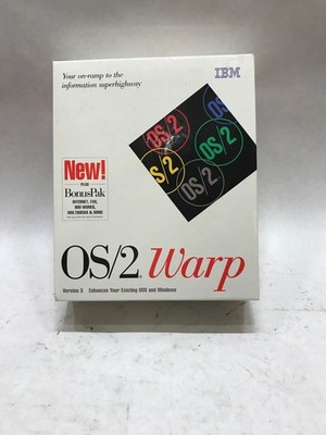 IBM OS/2 Warp Version 3 Operating System Plus Bonus Pak RARE Uses DOS & WIN - DW