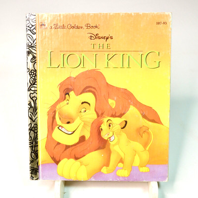 1994 Vintage Disney's The Lion King Little Golden Book 107-93