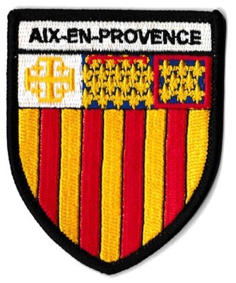 Patch Aix-en-Provence Aix Aufnäher Wappen Wappen bestickt Patch Thermoaufkleber
