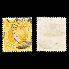 6880 Victoria SG381 1S Orange Yellow 1901. Sc#189 Mi 128 Used. C£48