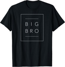 Big Brother T Shirt - Big Brother Shirt for Son, Big Bro T-Shirt Gift for Dad, M