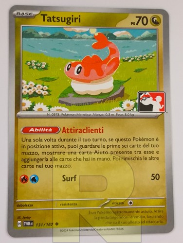 Tatsugiri ® League Promo TWM 131/167 ® Non Comune ® Pokemon ® Italiano EX - Picture 1 of 3