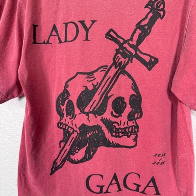 Lady Gaga Tour Shirt Medium Mayhem Ball Skull Killah Concert Merch