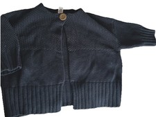 Tea Collection 6-7 Navy Blue Cotton Sweater