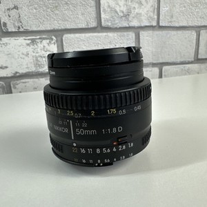 Nikon Nikkor 50mm f1.8 D Prime Lens. Nikon F AF Mount