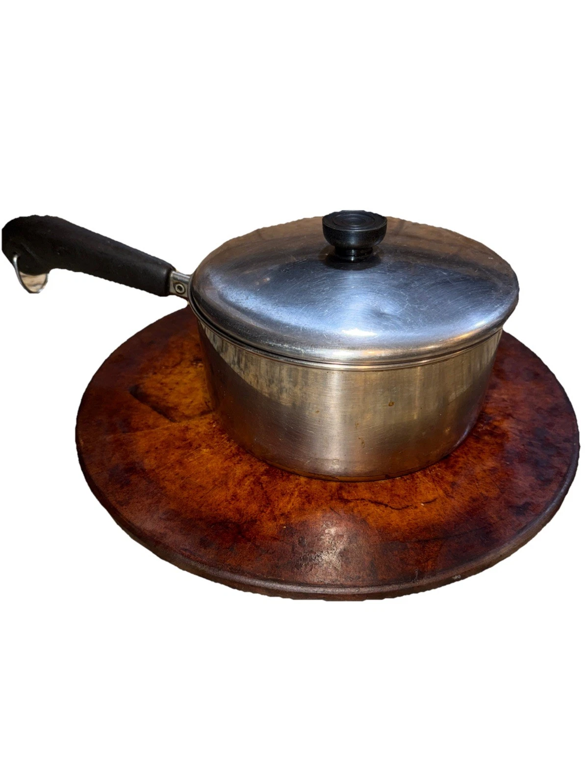 Revere Ware 2Qt Sauce Pan Pot W/Lid 1801 Copper Clad Bottom