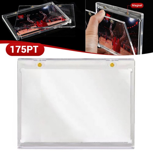 175pt Magnetic Vertical Double Booklet Card Holder One Touch Acrylic Card Case - 第 1/20 張圖片