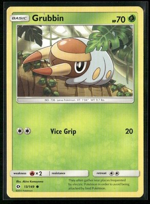 Grubbin SM Base Set 13/149 Regular LP