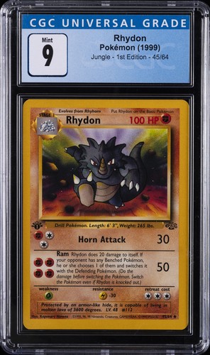 Rhydon (1st Edition) graded CGC 9 for sale on eBay