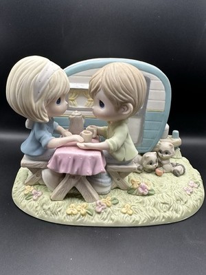 precious moments figurines  I m A Happy Camper When I m With You 