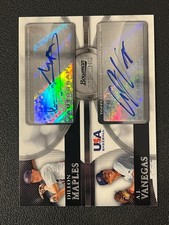Dillon Maples AJ Vanegas 2010 Bowman Sterling Prospect Auto Dual BSDA-6