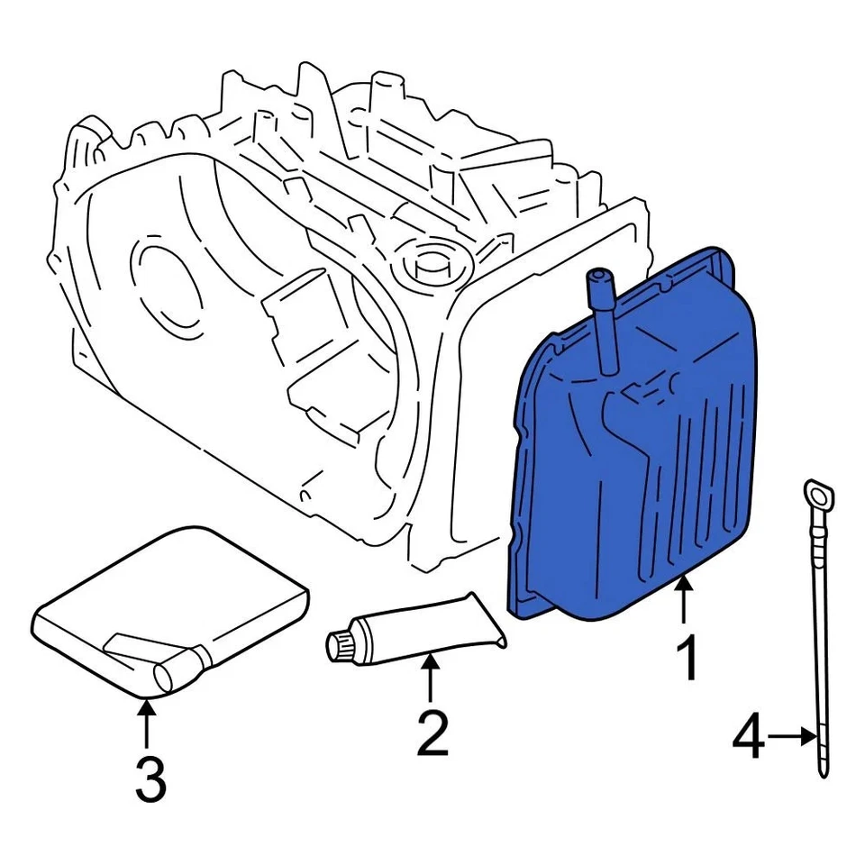 For Hyundai Sonata 2006-2008 Hyundai 4528339500 Transmission Oil Pan Foto 2 de 4