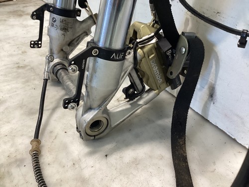 BMW S1000RR 2018 15-19 horquillas delanteras de arrastre tubos patas derecha izquierda triple árbol brock - Imagen 5 de 7