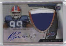2011 Topps Platinum Refractor Rookie 74/150 Marcell Dareus Jumbo Patch Auto 4f5