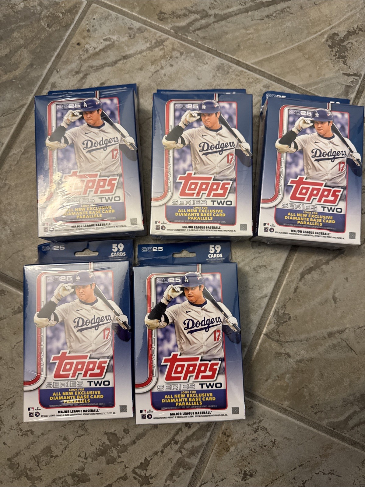 2025 Topps Series 2 Baseball Hanger Box Lot of 5 Sealed