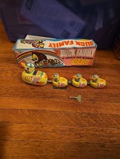 Vintage 1970 s China Duck Family Action Wind Up Toy Train Works B50