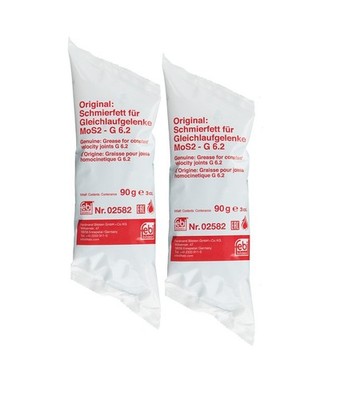 2x FEBI  Molybdänfett 90 g   Hochtemperatur-Schmierfett für Antriebswellen
