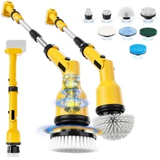 Electric Spin Scrubber Compatible for Dewalt 20V 60V Battery(NO Battery), 100...