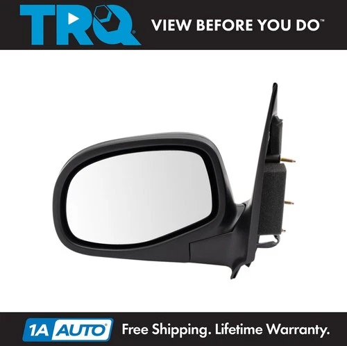 TRQ Flat Black Power Side View Mirror Driver Left LH for 93-03 Ford Ranger Truck