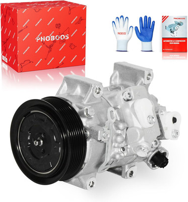 PHOBOOS A/C Compressor with Clutch Compatible with Toyota Corolla 2009-2010 2.4L