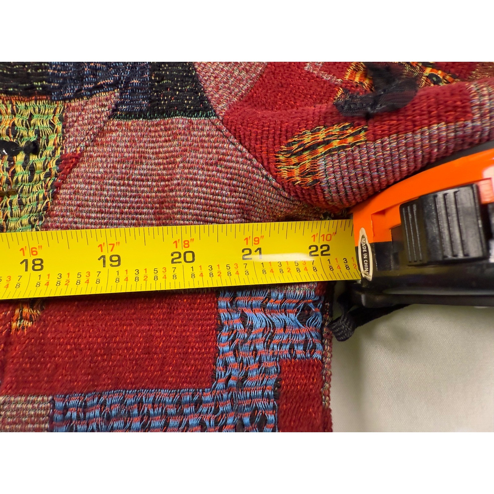 Chicos Patchwork Jacket Textured Embroidered Sequ… - image 10