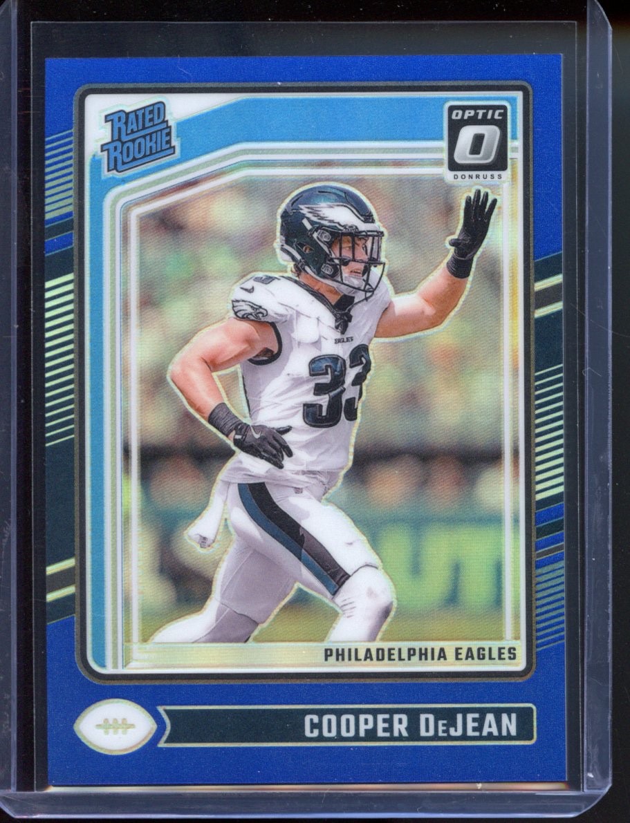 2024 Donruss Optic #221 Cooper DeJean Blue #/199