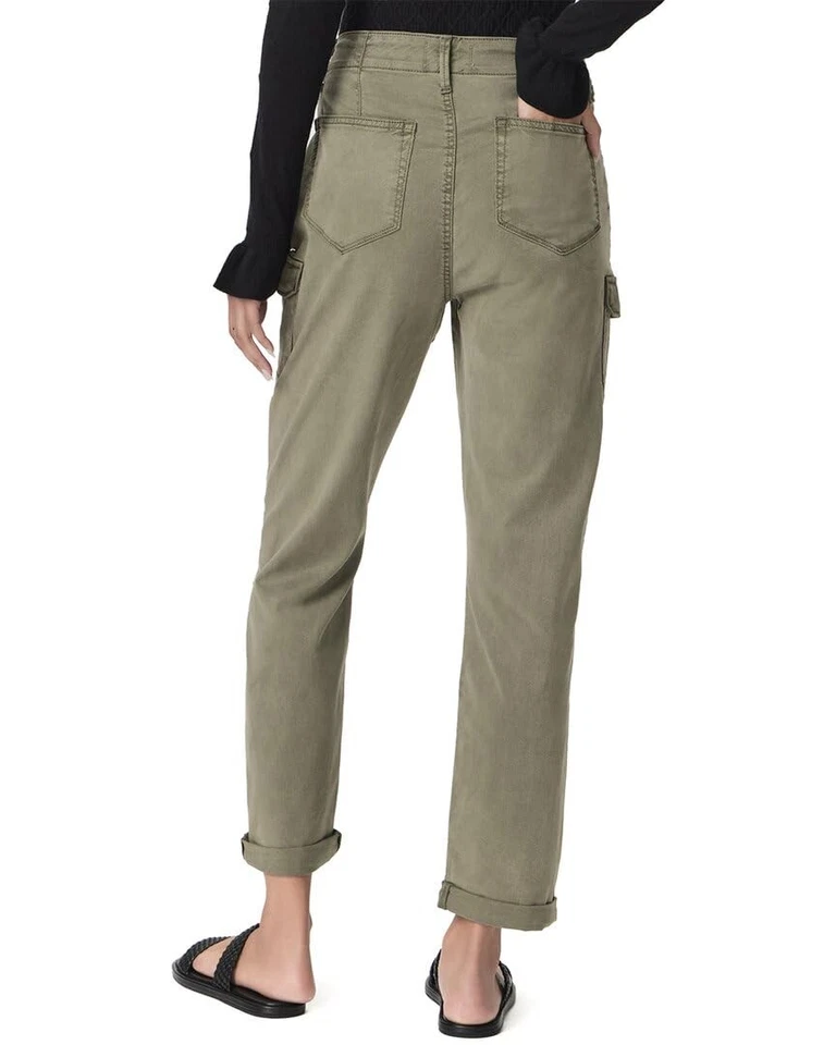 PAIGE Women's Drew Cargo Pockets, Vintage Ivy Green, 31 - Image 2 of 4