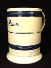 BLUE BAND PRESENTATION TANKARD MOCHA WARE MOCHAWARE PEARLWARE STAFFORDSHIRE MINT