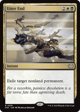 MTG Utter End Near Mint # 91 Commander: Duskmourn: House of Horror