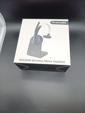 PrancyBt KH122M Wireless Bluetooth V5.2 Mono Headset with Charge Base