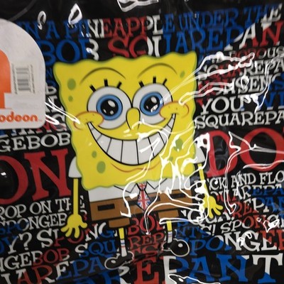 Sponge Bob Schwammkopf Nickel Tasche Neu Mit Etikett