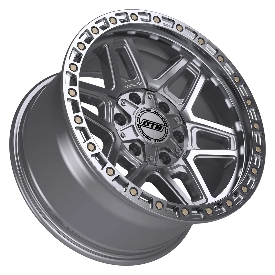 Dropstars 602MS Wheel 17x9 (-12, 5x139.7, 78.1) Silver Single Rim - Image 3 of 3