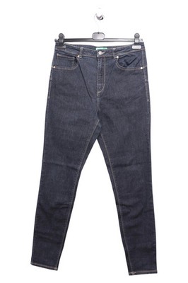 Benetton Damen Jeans Slim Fit Blau W29/38/M Casual Stretch Denim Hose