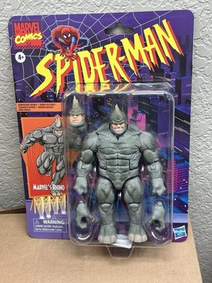 MARVEL LEGENDS RETRO RHINO - RETRO SPIDERMAN - FAST SHIPPING