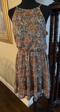 Floral Print Dress NWOT Size M