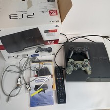 Sony PlayStation 3 Slim 160GB CIB Original Box CECH-2501A + 2 Controllers Tested