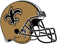 New Orleans Saints Logo Weather Resistant Vinyl Sticker/Decal 05