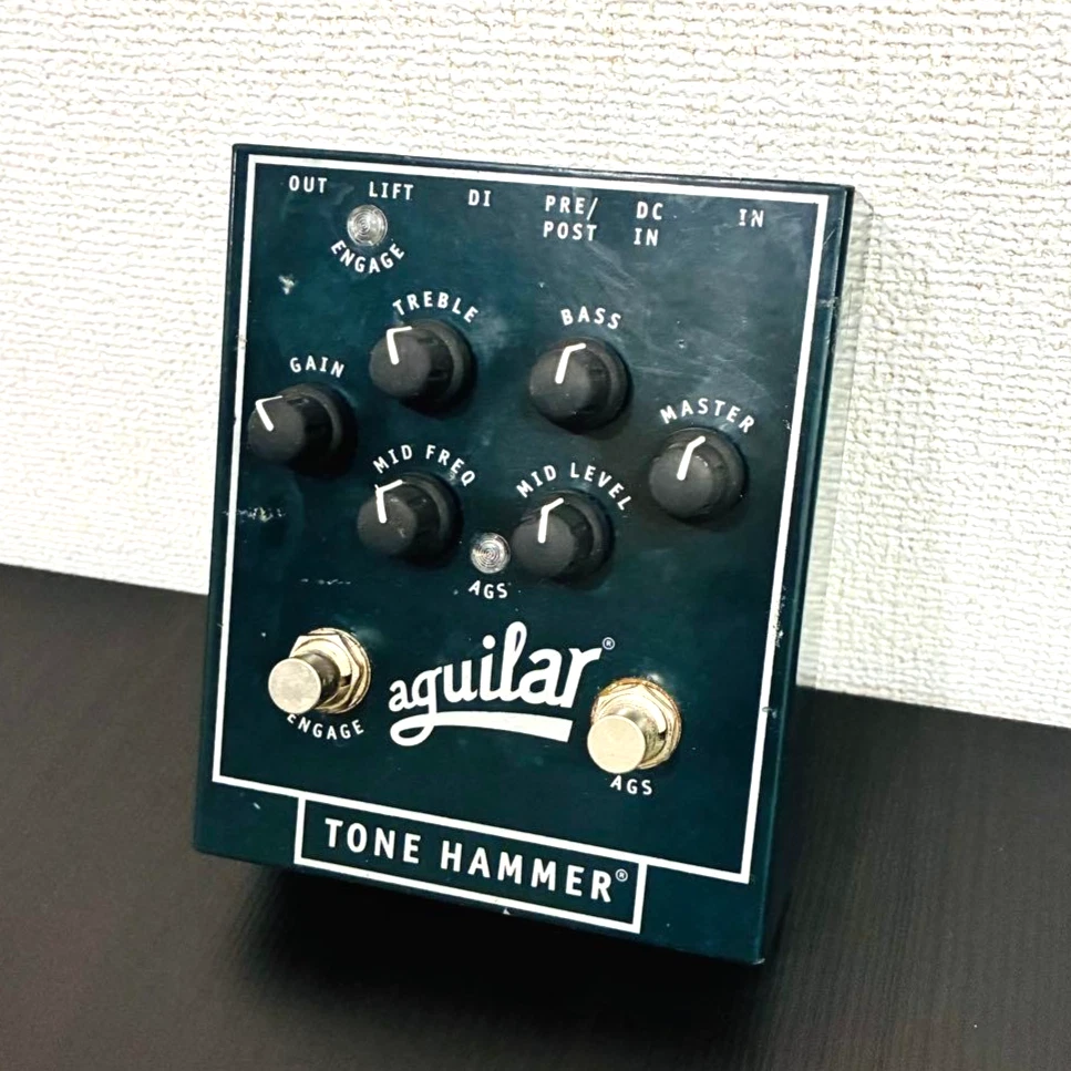 Aguilar Tone Hammer Bass Preamplifier Overdrive Direct Pedal Used