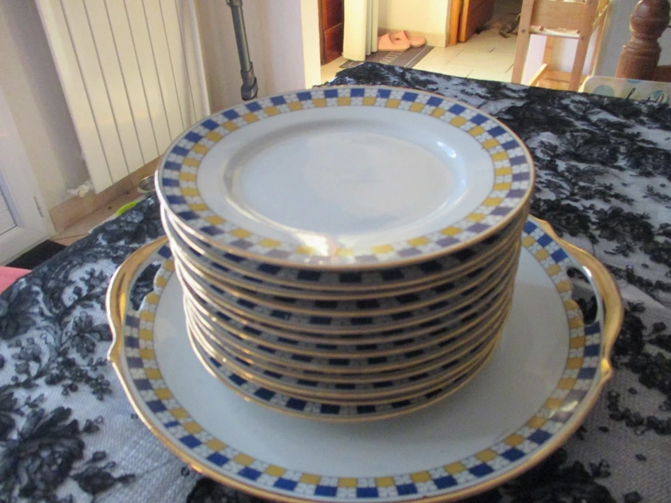 service à dessert porcelaine de VIERZON - Photo 4/4