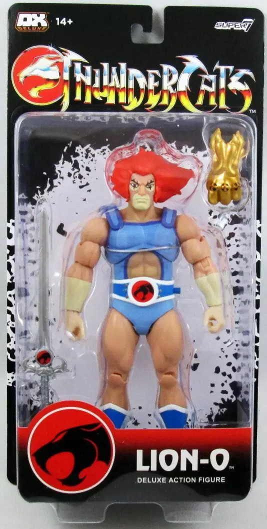 Idée cadeau nostalgie figurine ThunderCats Deluxe Lion-O Super7 pour fan des années 80