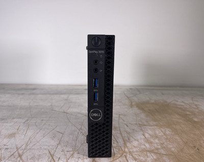 DELL OPTIPLEX 3070 MICRO i5-9500T @ 2.20 GHz, 8GB RAM, NO HDD/OS